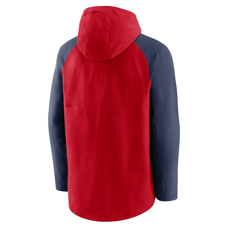 ナイキ ボストン・レッドソックス 長袖 パーカー ジャケット MLB オーセンティックコレクション Boston Red Sox Authentic Collection Performance Raglan Full-Zip Hoodie メンズ NKJB-046N-BQ-0BK フルジップ フリース 裏起毛 フーディー 冬物 メジャーリーグ nike