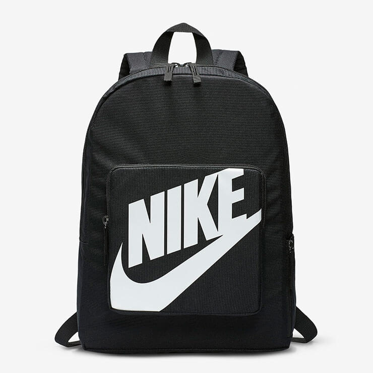 Nike backpacks black and white online