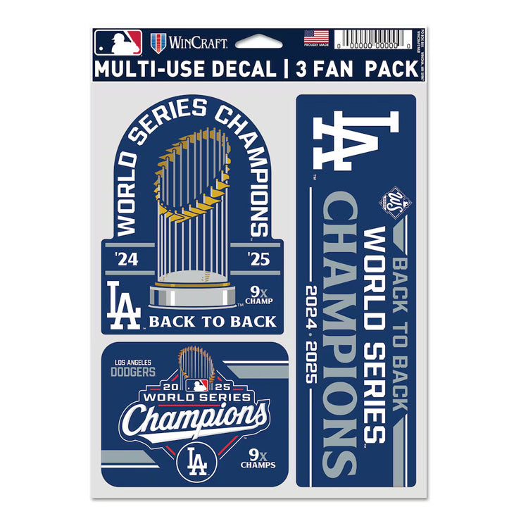 予約販売】ドジャース 2025 ワールドシリーズ 優勝 ファンデカール