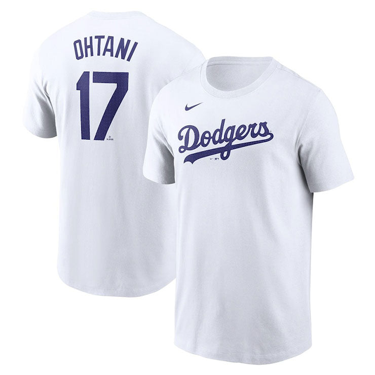 ナイキ MLB 大谷翔平 ロサンゼルス・ドジャース 半袖 Tシャツ ホワイト Los Angeles Dodgers Shohei Ohtani  Nike 2024 Fuse Name & Number T-Shirt メンズ ML0124SS04 大谷選手 大谷 グッズ メジャーリーグ あす楽