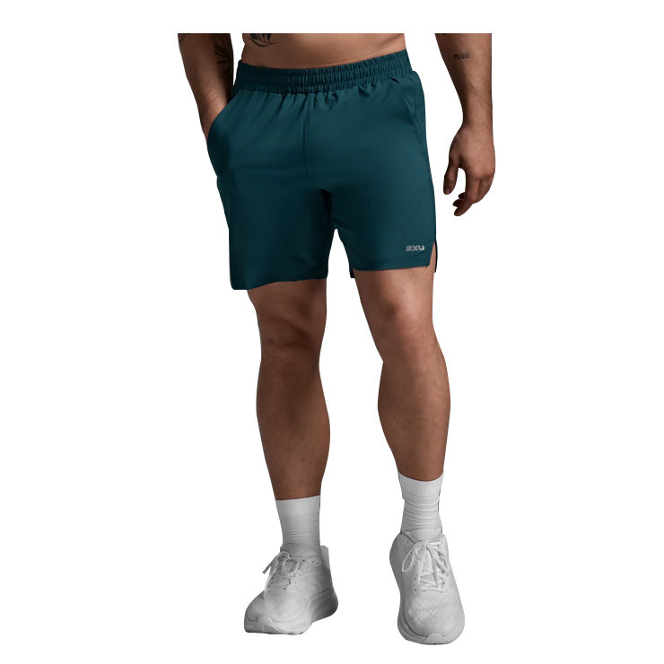 ツータイムズユー 2XU ハーフパンツ ショートパンツ エアロ 7インチ ショート メンズ ユニセックス MR6904B 半ズボン スポーツウェア トレーニングウェア ランニング ジョギング 大人 一般 ジム