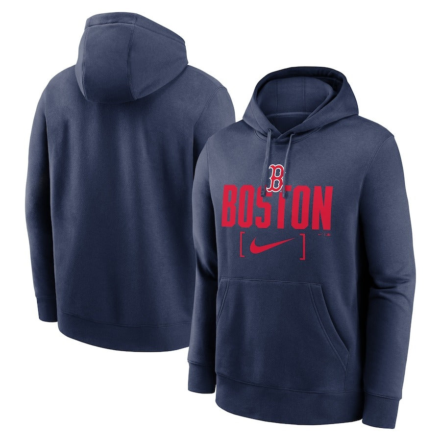 ナイキ ボストン・レッドソックス 長袖 パーカー Boston Red Sox Nike Navy Club Slack Pullover  Hoodie メンズ NKDK-44B-BQ-1TG プルオーバー フーディー フリース 裏起毛 冬物 スウェット MLB メジャーリーグ  公式アイテム ...