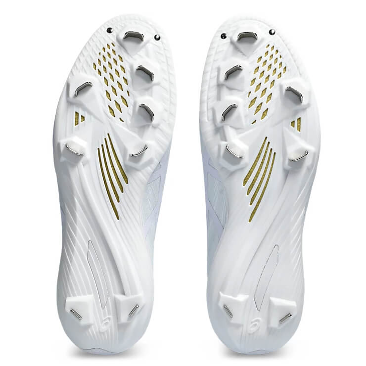 【2024モデル】アシックス 野球 白スパイク 金具スパイク ゴールドステージ i-Pro MA3 高校野球対応 26.0~28.0 大人 一般 1123A048 紐 ひも ローカット レギュラーカット 金属スパイク 学生野球 ホワイト 軽量 試合 靴 goldstage asics