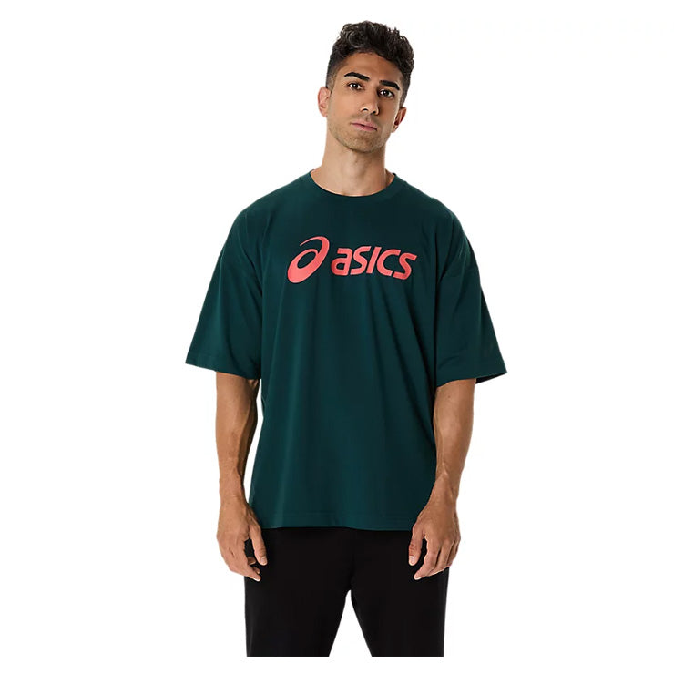 アシックス 半袖 Tシャツ グラフィック リラックスフィット Tシャツ メンズ ユニセックス 2031E696 スポーツウェア 大人 一般 半袖シャツ asics