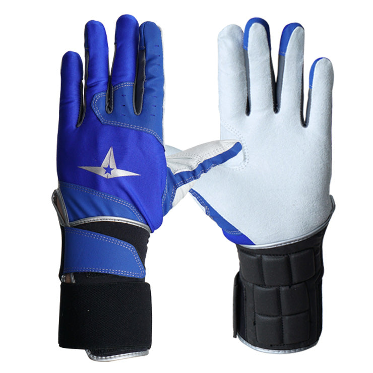 【2025モデル】オールスター リストガード付き 守備用手袋 ブロッキンググローブ 左手用 大人 一般 ASJ-FG1 手首ガード 衝撃吸収 右投げ用 守備手 フィールディンググローブ 守備用グラブ 大人 all-star