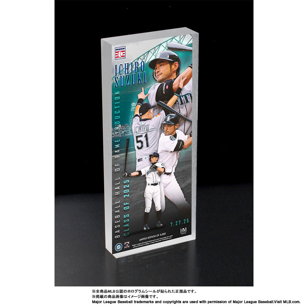 【予約】イチロー MLB 殿堂入り記念 ブロックアート アクリル US販売モデル 記念品 記念グッズ 記念アイテム ICHIRO グッズ