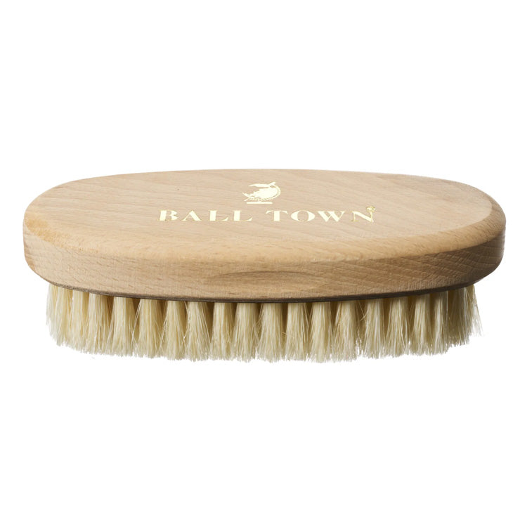 BALL TOWN ボールタウン 野球 グラブ用 豚毛 ブラシ ピッグブラシ 磨き上げ PIG BRUSH 高級 グローブ グラブ ミット グラブ磨き お手入れ メンテナンス用品