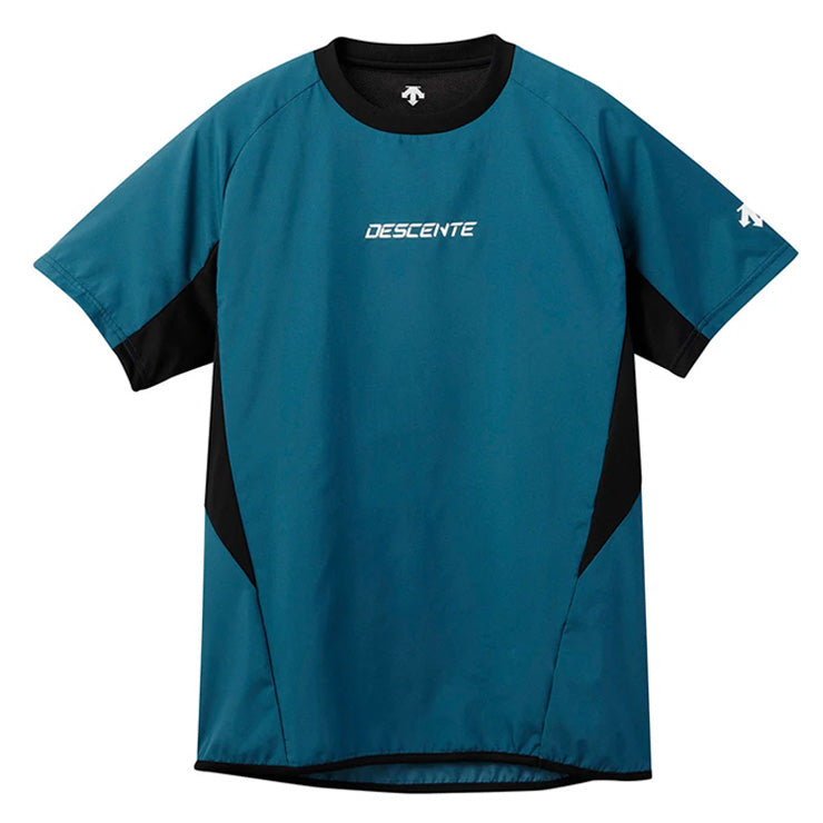 【2025モデル】デサント バレーボール 半袖 ピステ Tシャツ メンズ DV5SWB02U 夏用 ピステシャツ スポーツウェア トレーニングウェア ジム ランニング ジョギング ウェア カジュアル 大きいサイズあり descente