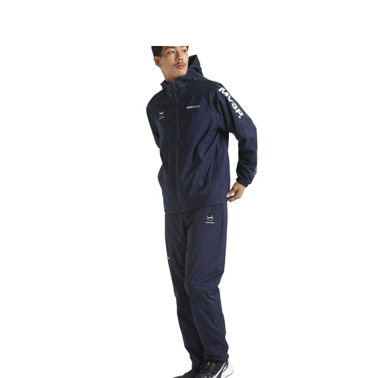 【2024モデル】デサント ムーブスポーツ ヒートナビ フルジップフーディー パーカー ロングパンツ 上下セット メンズ ユニセックス ST4FWB31M ST4FPZ31M 暖かい ウィンドブレーカー 長袖 長ズボン スポーツウェア ゴルフウェア 大きいサイズ descente move sports