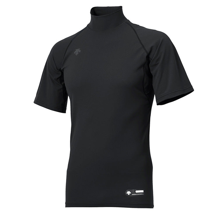 【2023モデル】デサント 野球 アンダーシャツ ハイネック 半袖 プロメイド リラックスフィットシャツ 夏用 STD-720B 春用 秋用 アンダーウェア インナーウェア ルーズフィット 大人 一般 高校生 高校野球 大きいサイズ descente