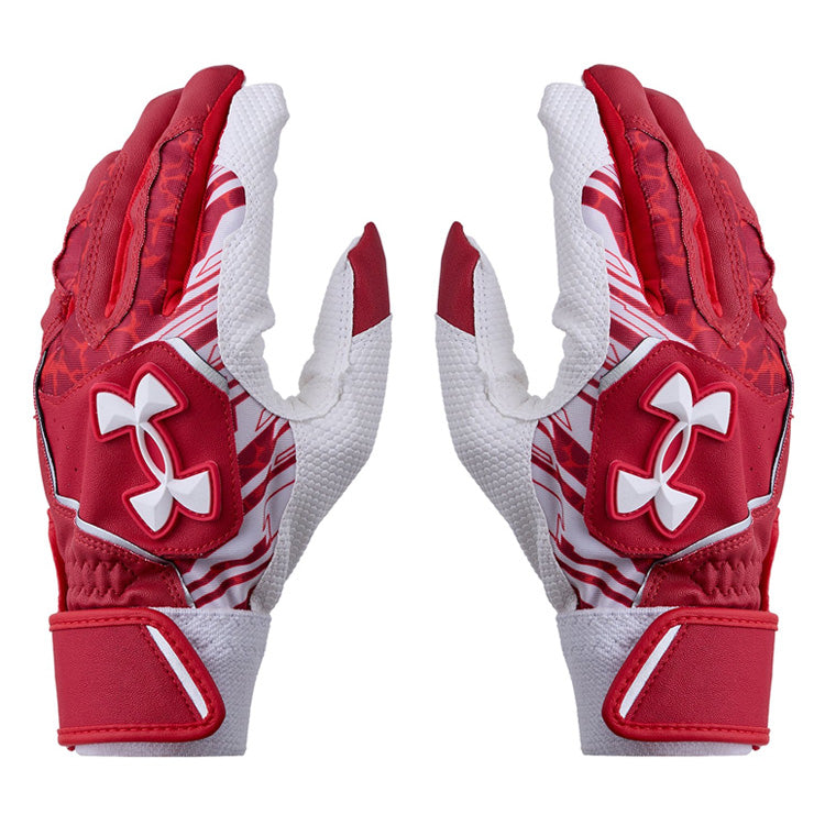 【刺繍1円】2025モデル アンダーアーマー ジュニア用 バッティンググローブ UAクリーンアップ 両手用 少年野球 6001317 こども キッズ Jr 子ども 子供 学童野球 リトルリーグ バッティング手袋 バッティンググラブ 打者用手袋 under armour
