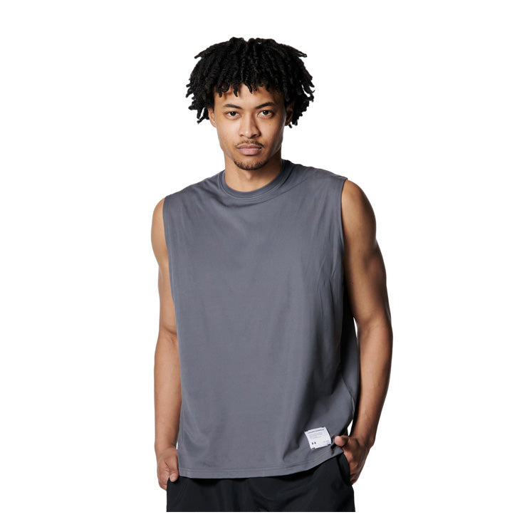 【2025モデル】アンダーアーマー トレーニング ノースリーブ シャツ UAモチベート スリーブレス シャツ メンズ ユニセックス 6001519 スポーツウェア トレーニングウェア 大人 一般 ジム under armour