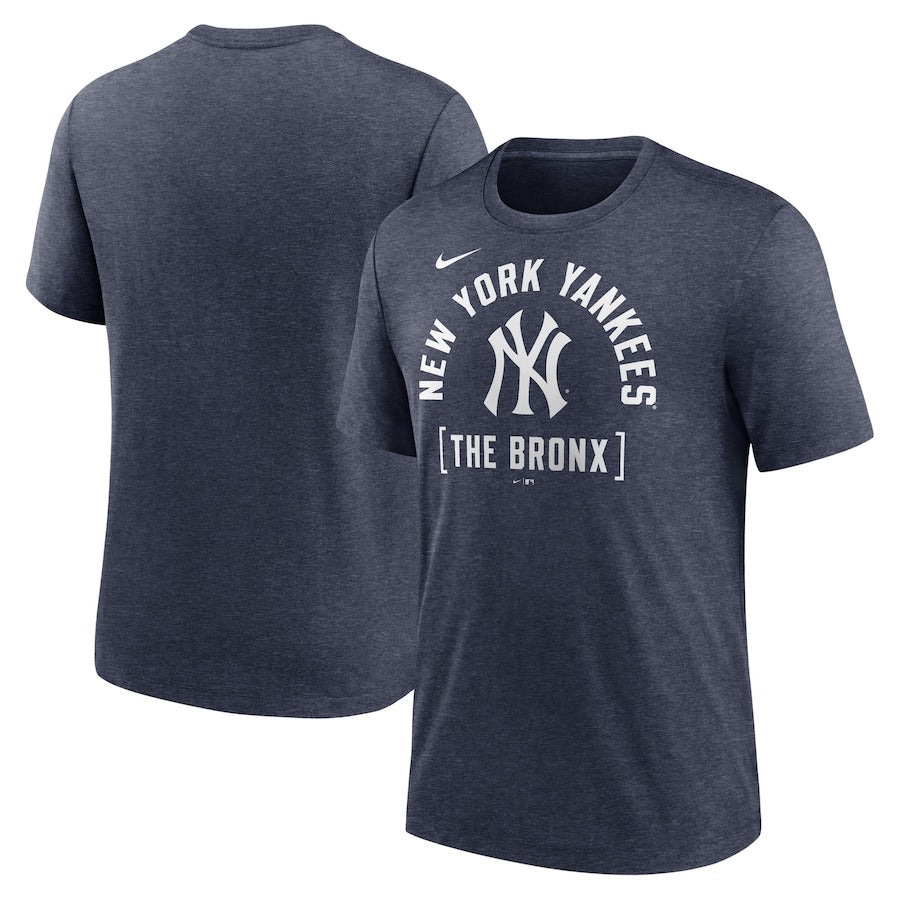 T New York Yankees Nike Swing Big Triblend Tee NJFD EX52 NK J21 MLB