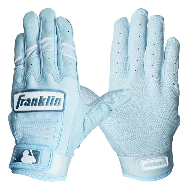 フランクリン バッティンググローブ CFX PRO HI-LITE 両手用 カロライナブルー 20896 バッティング手袋 打者用手袋 大人 一般 MLB メジャーリーグ メジャーリーガー 愛用 バッティンググラブ 水色 Franklin