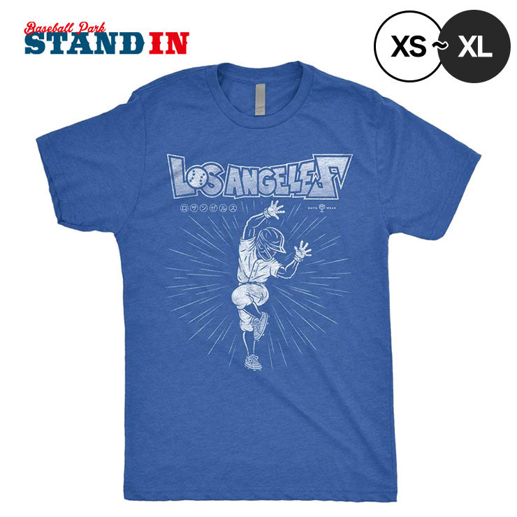 【日本未発売】ROTOWEAR キケポーズ ヒップロックポーズ Tシャツ 半袖 ドジャース ドラゴンボール風 ヒットセレブレーション メンズ ユニセックス 夏物 Hip Lock T-Shirt 並行輸入品 カジュアル スポカジ 普段着 スポーツウェア トレーニングウェア 直輸入品 大きいサイズ