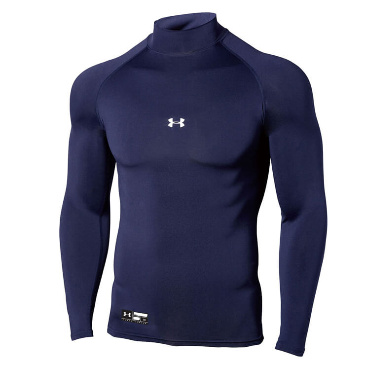 アンダーアーマー 野球 アンダーシャツ ハイネック 長袖 UAヒートギアアーマー コンプレッション 1358645 UNDER ARMOUR