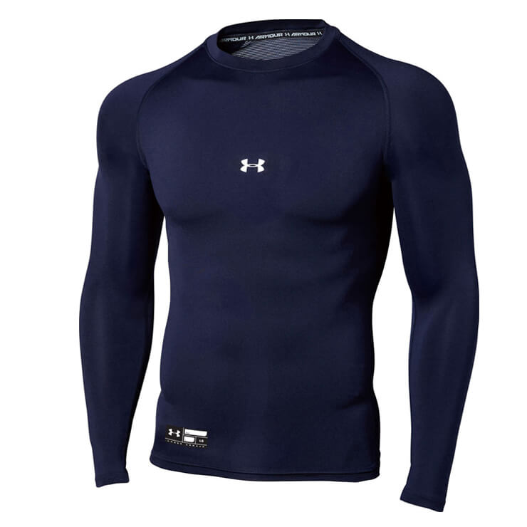 アンダーアーマー 野球 アンダーシャツ 丸首 長袖 UAヒートギアアーマー コンプレッション 1358646 UNDER ARMOUR