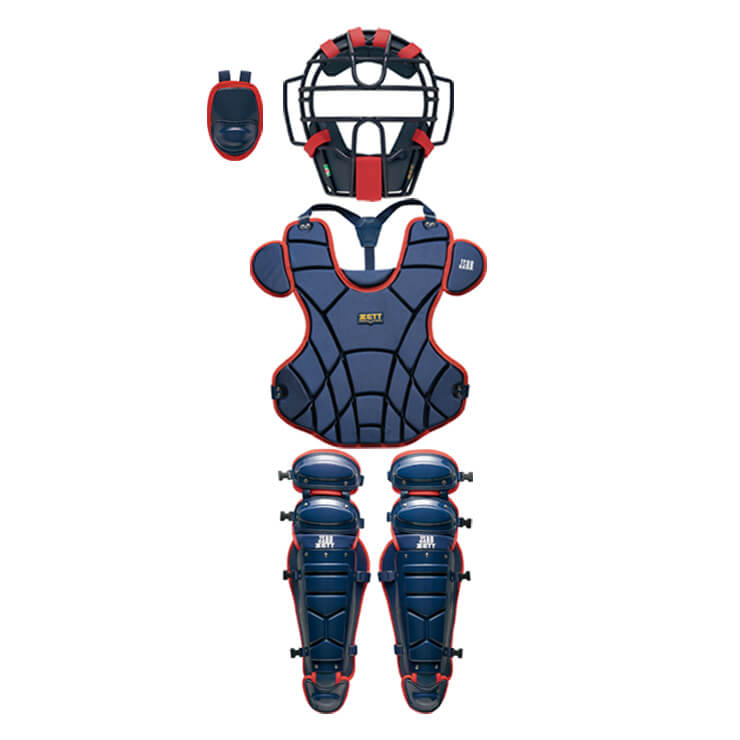 ゼット ZETT 軟式 キャッチャー防具 4点セット マスク プロテクター レガース スロートガード BL303SET 軟式野球