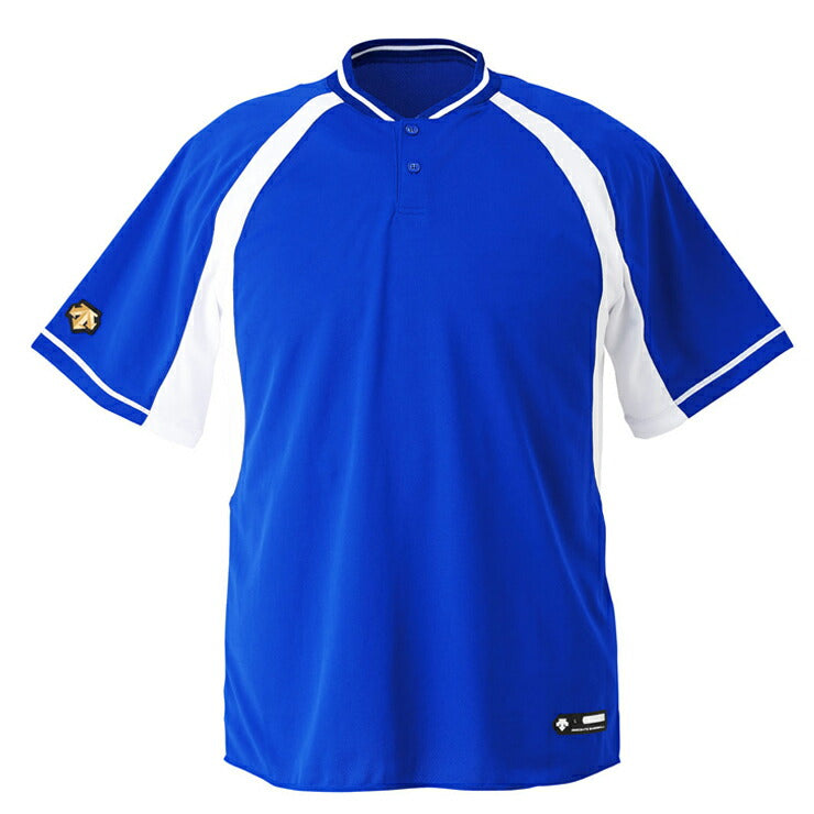 デサント 野球 ベースボールシャツ 2ボタン Tシャツ DB103B descente