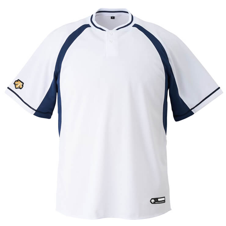 デサント 野球 ジュニア用 ベースボールシャツ 2ボタン Tシャツ 少年野球 JDB103B descente