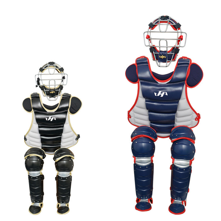 2026モデル】ハタケヤマ 一般軟式 ソフトボール キャッチャー防具 3点