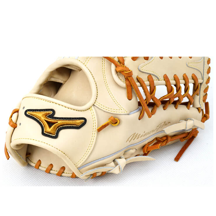 【2023モデル】ミズノプロ 硬式 グローブ グラブ 外野手用 プレキシーエリートレザー 限定皮革シリーズ サイズ18N ブロンド×コルク 右投げ用 高校野球対応 1AJGH10707 外野用 BSSショップ限定 硬式野球 大人 一般 高校生 硬式グローブ 硬式グラブ mizuno pro