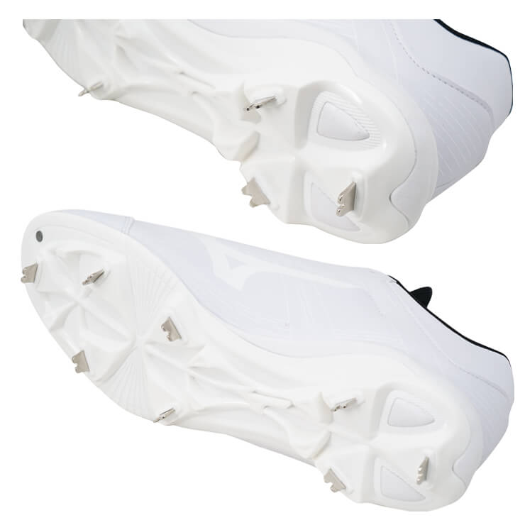 ミズノ 野球 白スパイク ライトレボバディー2 3E 幅広 大人 一般 高校野球対応 中学生 25.0~29.0 11GM232601 靴 金属スパイク 金具スパイク ホワイトスパイク 紐 広い 軽い 軽量 試合 大きいサイズあり mizuno