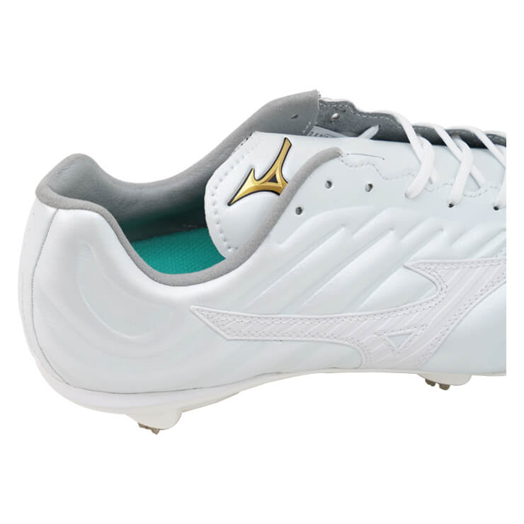 【2024モデル】ミズノプロ 野球 白スパイク ライトレボプロ2 大人 一般 高校野球対応 中学生 26.0~30.0 11GM240001 靴 金属スパイク 金具スパイク 樹脂底スパイク 軽い 軽量 試合 ホワイト 大きいサイズ mizuno pro