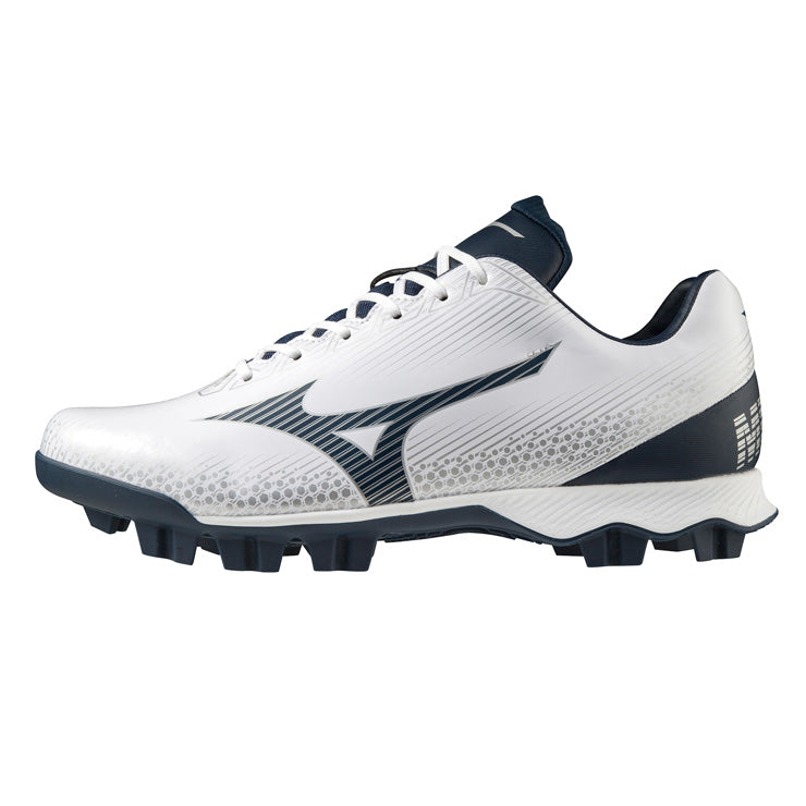 ミズノ 野球 ジュニア用 ポイントスパイク ウエーブライトレボ 3E カラースパイク 少年野球 11GP2221 靴 スタッドスパイク 軽い 試合 こども キッズ Jr mizuno