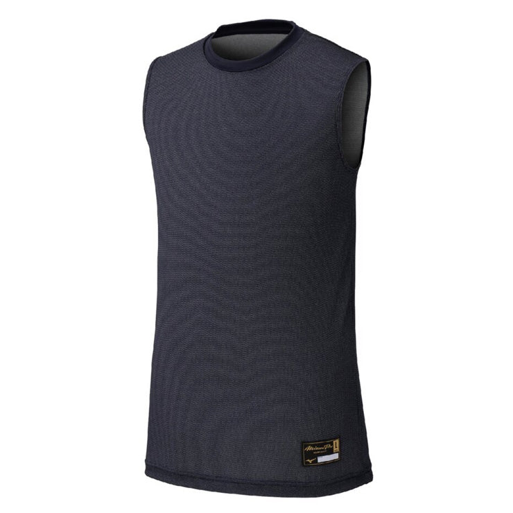 【最高の通気性&冷感】2025モデル ミズノプロ 野球 限定 KUGEKI ICE アンダーシャツ ノースリーブ ローネック 学生野球対応 夏用 大人 一般 12JACQ22 涼しい 冷たい 丸首 インナー シャツ メッシュ 大人 一般 高校生 中学生 高校野球 黒 紺 大きいサイズあり mizuno pro