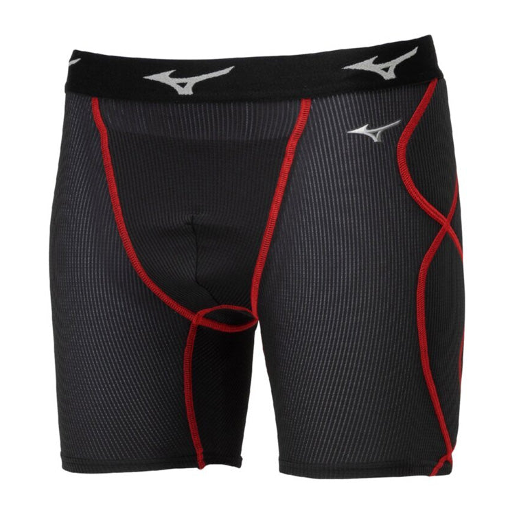 【2025モデル】ミズノ 野球 ジュニア用 KUGEKI スライディングパンツ パッド付き ファウルカップ収納式 少年野球 12JBCP34 涼しい 通気性 軽量 空隙 スラパン アンダータイツ インナー ショーツ こども キッズ Jr 子ども 子供 mizuno