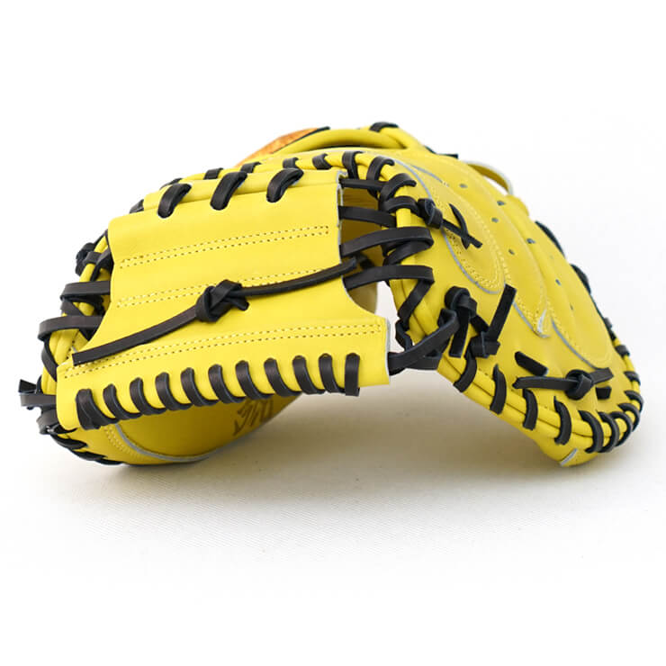 【2024モデル】ミズノプロ 硬式 キャッチャーミット 號 SAKEBI B-D型 右投げ用 高校野球対応 ナチュラルライム×ブラック 1AJCH30000 BSSショップ限定 捕手用 硬式用 高校生 硬式野球 大人 一般 硬式グローブ 硬式グラブ 硬式ミット mizuno pro
