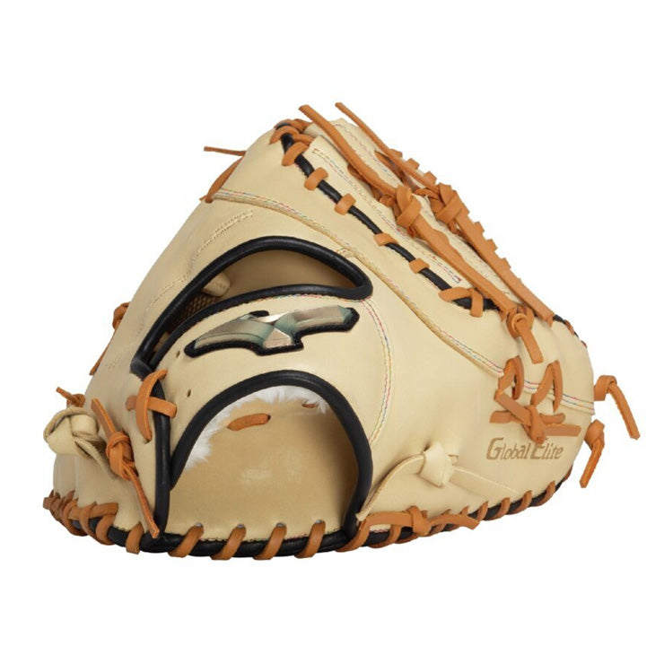 【2025モデル】ミズノ ソフトボール キャッチャーミット 兼 ファーストミット 右投げ用 グローバルエリート H Selection SIGNA 大人 一般 1AJCS32310 3号ボール 捕手・一塁手兼用 ソフト用 ソフトボール用 男子ソフト 女子ソフト 草ソフト mizuno global elite