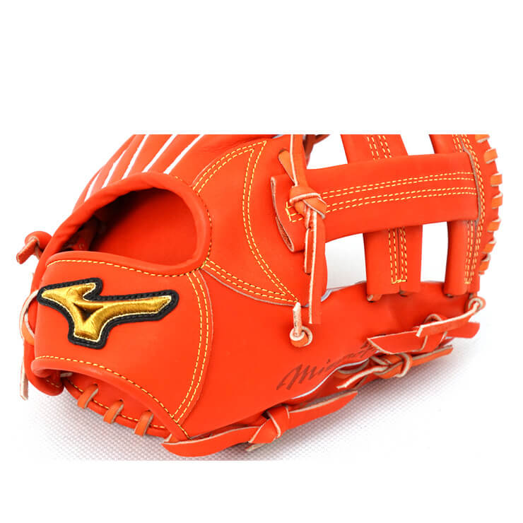 【2023モデル】ミズノプロ 硬式 グローブ グラブ 内野手用 テネイシャスプロエリートレザー 限定皮革シリーズ サイズ9 スプレンディッドオレンジ 右投げ用 高校野球対応 1AJGH10813 クロスウェブ BSSショップ限定 硬式野球 大人 一般 高校生 硬式グローブ 硬式グラブ mizuno