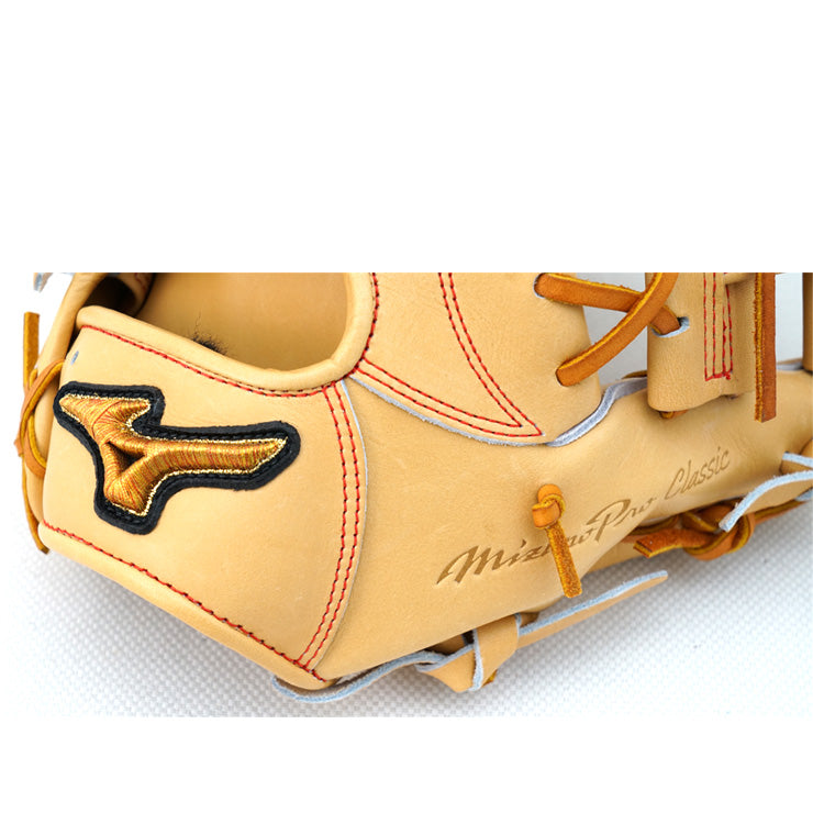 【2024モデル】ミズノプロ クラシック 硬式 グローブ グラブ 内野手用 MIZUNO PRO Classic サイズ9 ジャスミン×コルク 右投げ用 高校野球対応 1AJGH30003 ミズノプロ クラシック 内野用 BSSショップ限定 硬式野球 大人 一般 高校生 硬式グローブ 硬式グラブ