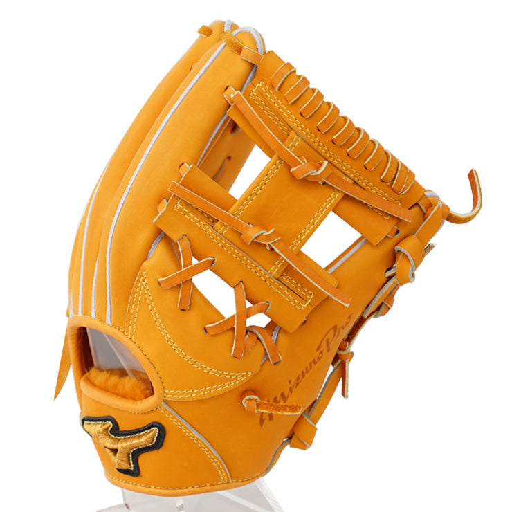 【2024モデル】ミズノプロ 硬式 グローブ グラブ 内野手用 MM型 宮本慎也 サイズ9 Crafted Edition HAGA JAPAN 右投げ用 ビターオレンジ 高校野球対応 1AJGH91503 内野用 BSSショップ限定 硬式野球 大人 一般 高校生 硬式グローブ 硬式グラブ 国産 日本製 mizuno pro