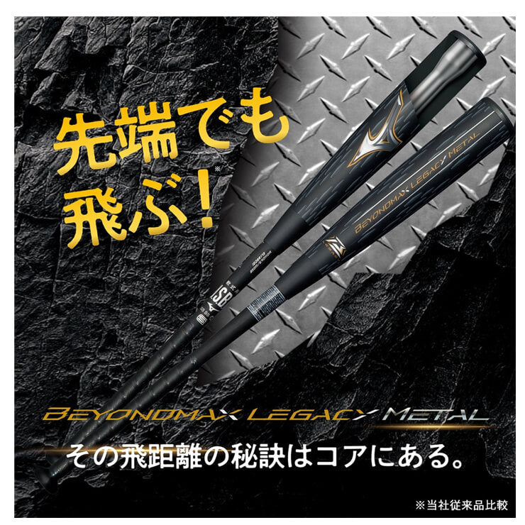 【2024モデル】ミズノ ビヨンドマックス レガシー メタル 一般軟式 バット トップバランス 83cm 730g 84cm 740g 1CJBR201 軟式バット ウレタンバット 金属 JSBBマーク 軟式野球 中学野球 高校軟式 草野球 試合 beyondmax legacy metal mizuno