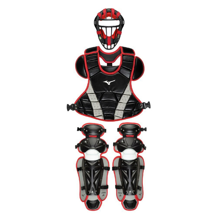 【2025モデル】ミズノ 少年軟式 ソフトボール キャッチャー防具 3点セット マスク プロテクター レガース 収納袋付き 少年野球 少年ソフト 1DJPC018 ジュニア こども キッズ Jr 子供 子ども 2号 軟式用 捕手用 キャッチャー道具 キャッチャー用具 一式 mizuno