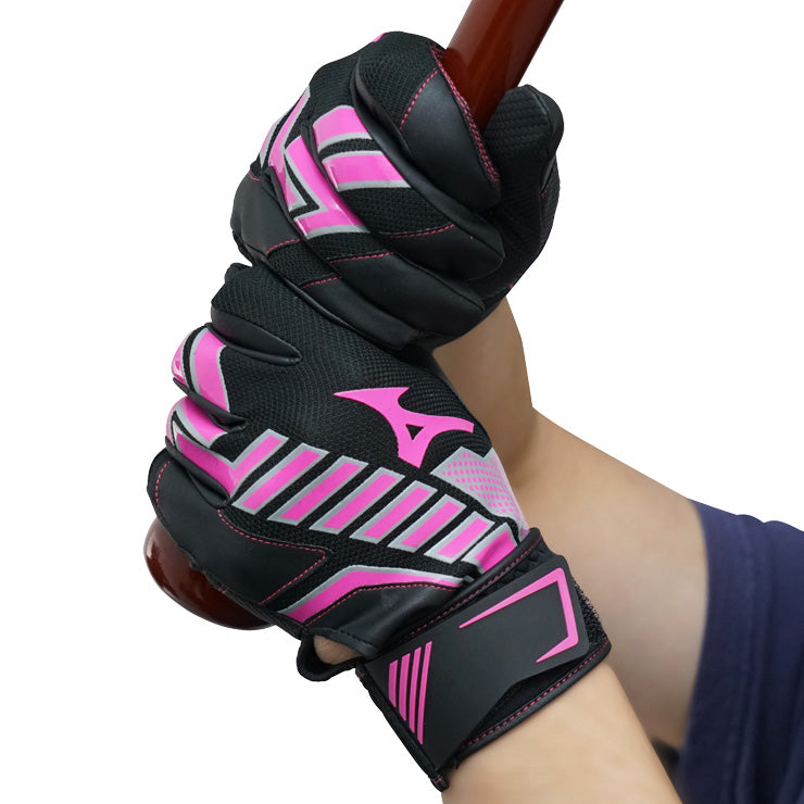 2023モデル ミズノ 限定 バッティンググローブ 両手用 MZカラーコレクション 大人 一般向け 草野球 1EJEA526 バッティング手袋 バッティンググラブ 打者用手袋 カラー mizuno