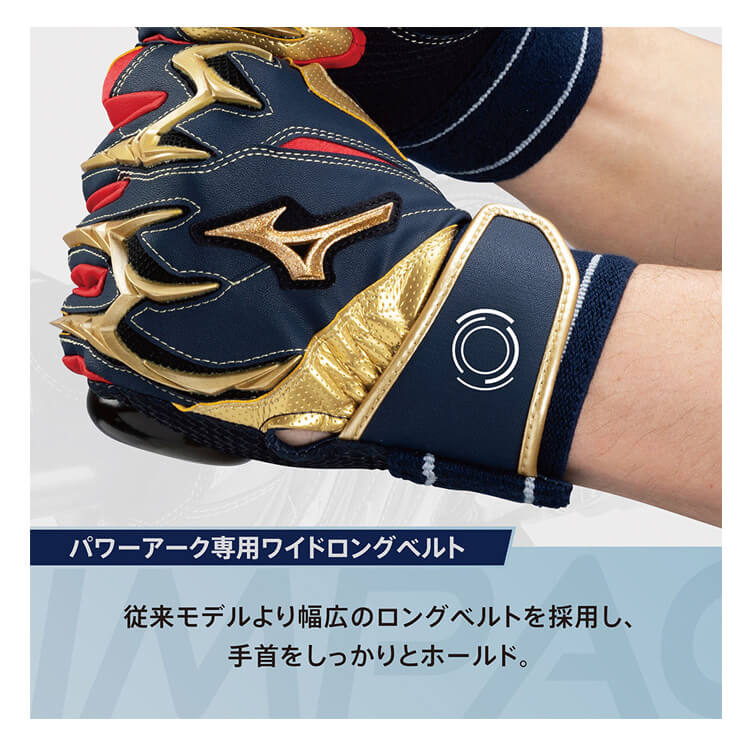 【刺繍1円】2025父の日モデル ミズノ 限定 バッティンググローブ シリコンパワーアークDI レプリカ 両手用 一般向け 1EJEA55321 バッティング手袋 バッティンググラブ 打者用手袋 大人 一般 mizuno