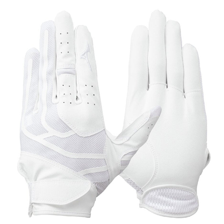 【2025モデル】ミズノプロ 守備用手袋 左手用 高校野球対応 1EJED300 右投げ用 守備手 フィールディンググローブ 守備用グラブ 大人 白 黒 mizuno pro