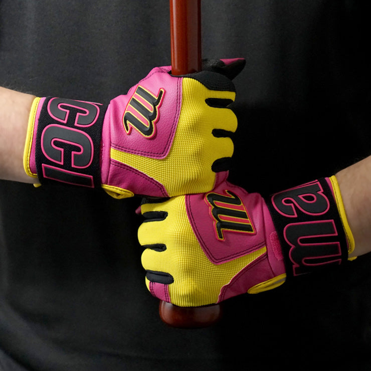 【2026モデル】マルーチ marucci バッティンググローブ サポーター一体型 両手用 天然皮革 一般用 BLACKSMITH FULL WRAP MBG2BKSMFW マルチ カラー バッティング手袋 バッティンググラブ 打者用手袋 大人 一般 草野球 練習 試合 ソフトボール