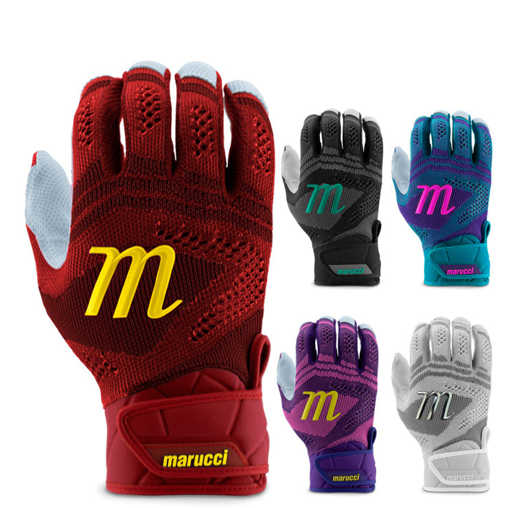 日本未発売】マルーチ marucci バッティンググローブ Breeze Knit 両手