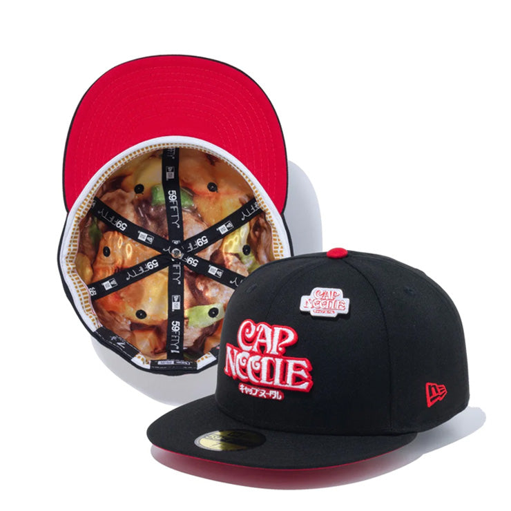 ニューエラ カップヌードル コラボ 限定 キャップ 59FIFTY 5950 CAP NOODLE メンズ レディース ユニセックス 141