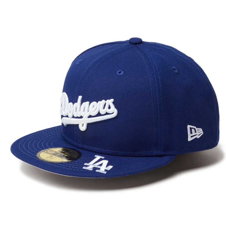 ニューエラ NEW ERA ロサンゼルス・ドジャース キャップ バイザーロゴ 59FIFTY MLB Visor Logo メンズ レディース  ユニセックス 14307685 MLB メジャーリーグ 野球帽 帽子 スポーツキャップ ベースボールキャップ ぼうし