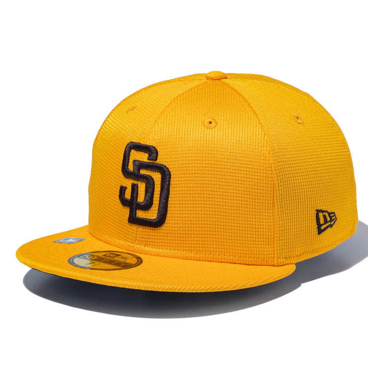 ニューエラ NEW ERA サンディエゴ・パドレス キャップ イエロー 2025 MLB Spring Training 59FIFTY MLBオンフィールド 14457451 メンズ レディース ユニセックス メジャーリーグ キャンプ 野球帽 帽子 スポーツキャップ ベースボールキャップ ぼうし