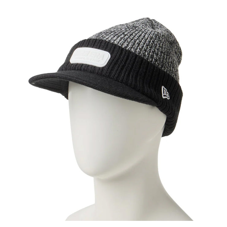 ニューエラ NEW ERA ゴルフ バイザーニットキャップ つば付き ニット帽 メンズ レディース ユニセックス 防寒 冬 14669030 14669031 ゴルフキャップ テニス アウトドア 大人 一般 帽子 ぼうし