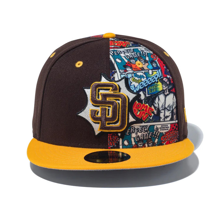 ニューエラ NEW ERA サンディエゴ・パドレス キャップ SD 59FIFTY MLB Diamond Hero Edition アメコミ メンズ レディース ユニセックス 14669965 メジャーリーグ 野球帽 帽子 スポーツキャップ うし