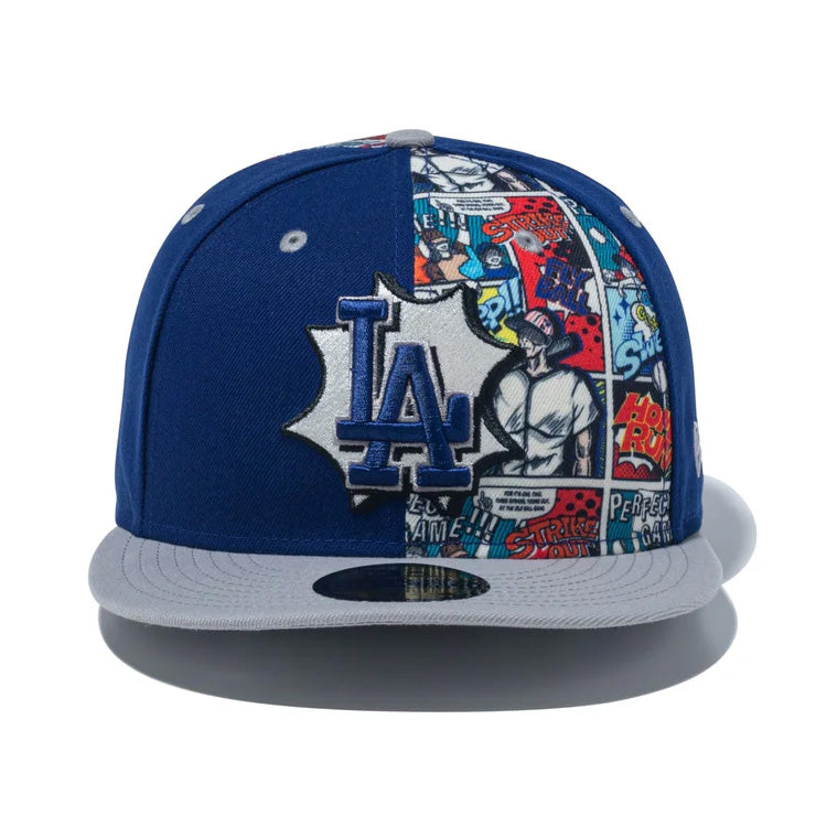 ニューエラ NEW ERA ロサンゼルス・ドジャース キャップ LA 59FIFTY MLB Diamond Hero Edition アメコミ メンズ レディース ユニセックス 14669968 メジャーリーグ 野球帽 帽子 スポーツキャップ うし