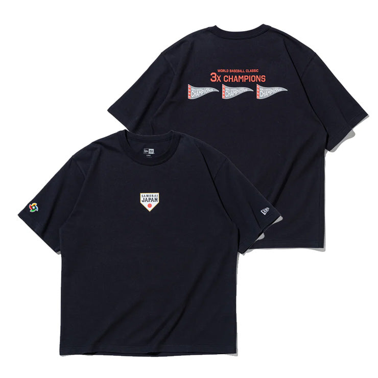 ニューエラ NEW ERA WBC 侍ジャパン 優勝フラッグロゴ Tシャツ 半袖